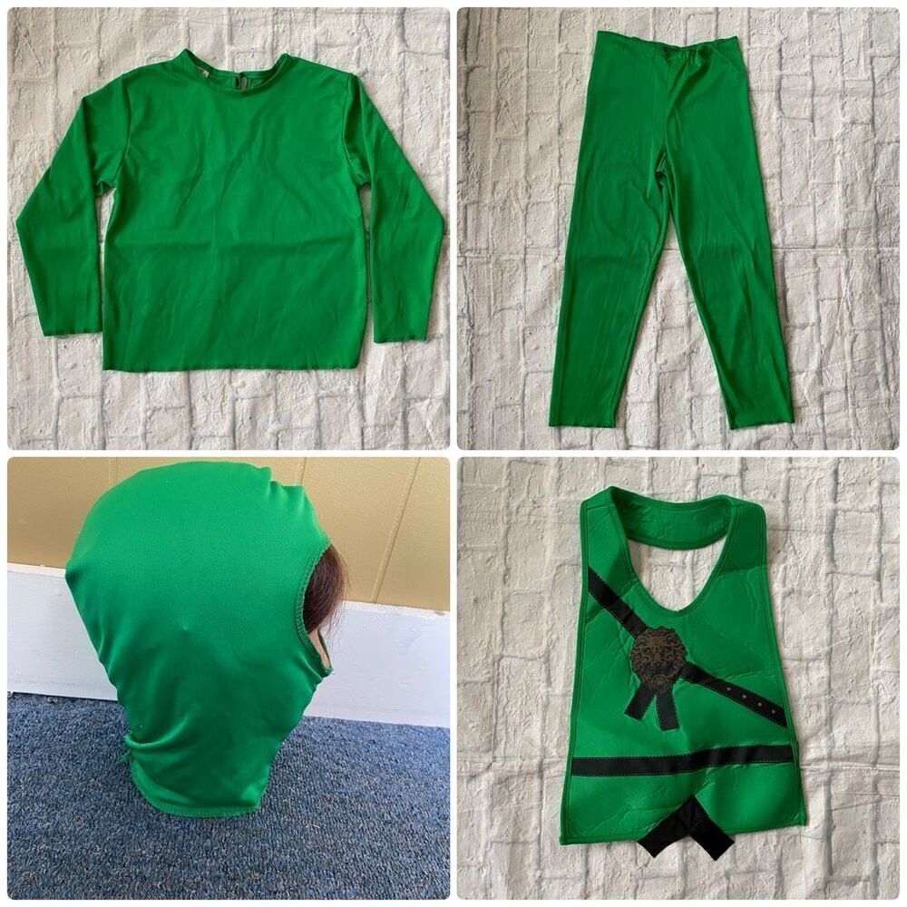 Jerry Beck ninja avengers child L Halloween costume green